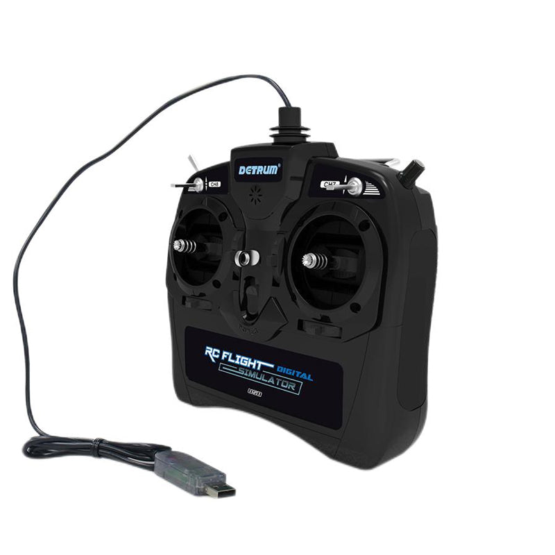 Usb Flight Simulator Detrum 8CH USB RC Flight Digital Simulator (w/ Dongles)