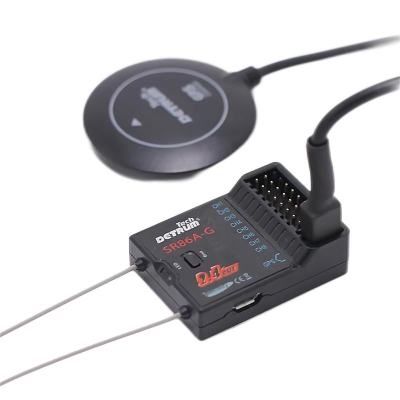 Detrum Blitz-DT9 9CH Smart Programming/Telemetry Transmitter Set Black (TX+SR86A-G) - DTM-T018B