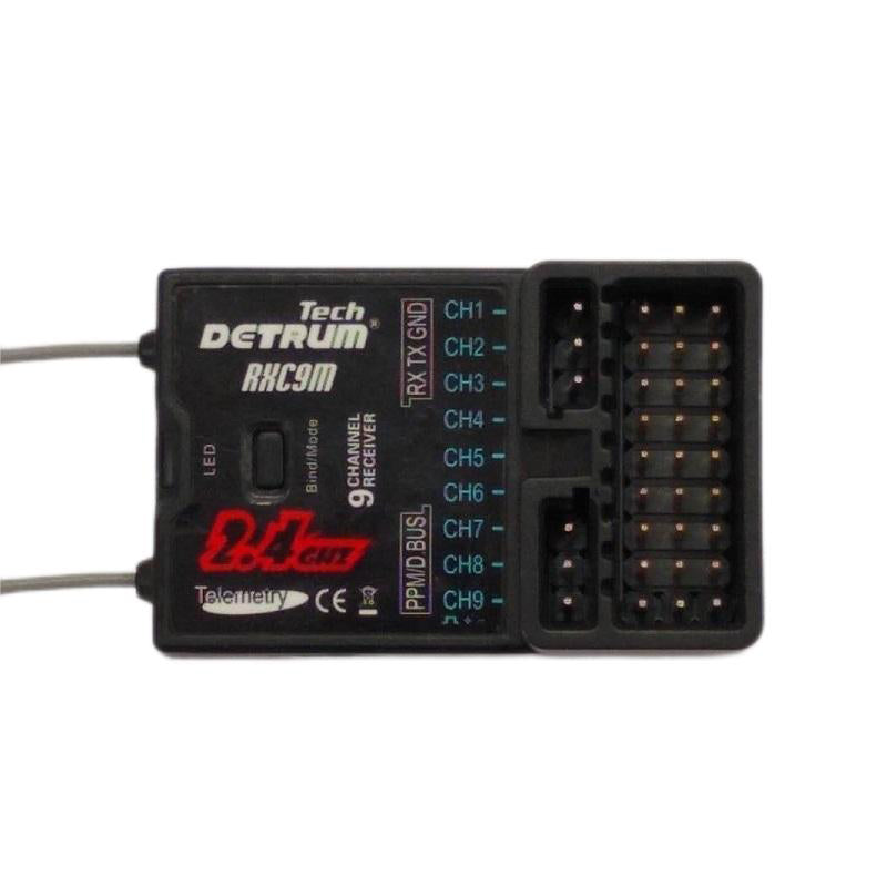 Detrum Blitz-DT9 9CH Smart Programming/Telemetry Transmitter Set Blue (TX+RXC9M) - DTM-T014BL