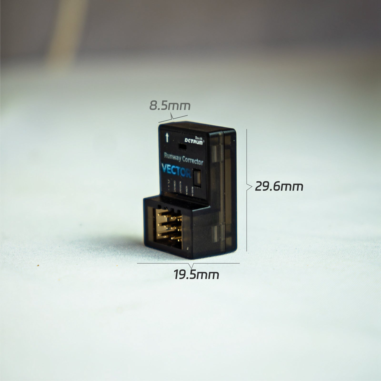 🌟🎉 New Release! Detrum Vector Runway Corrector Anti-Sideslip Takeoff Front Steering Gyro for RC Plane