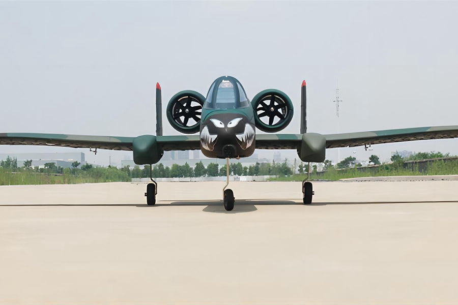Dynam A10 Thunderbolt II V2 Green Twin 64mm EDF RC Jet PNP/BNF/RTF - DY8933GN