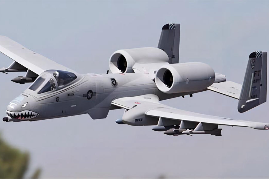 A10 Rwr Dynam A-10 Thunderbolt II V2 Grey Twin 64mm EDF RC Jet