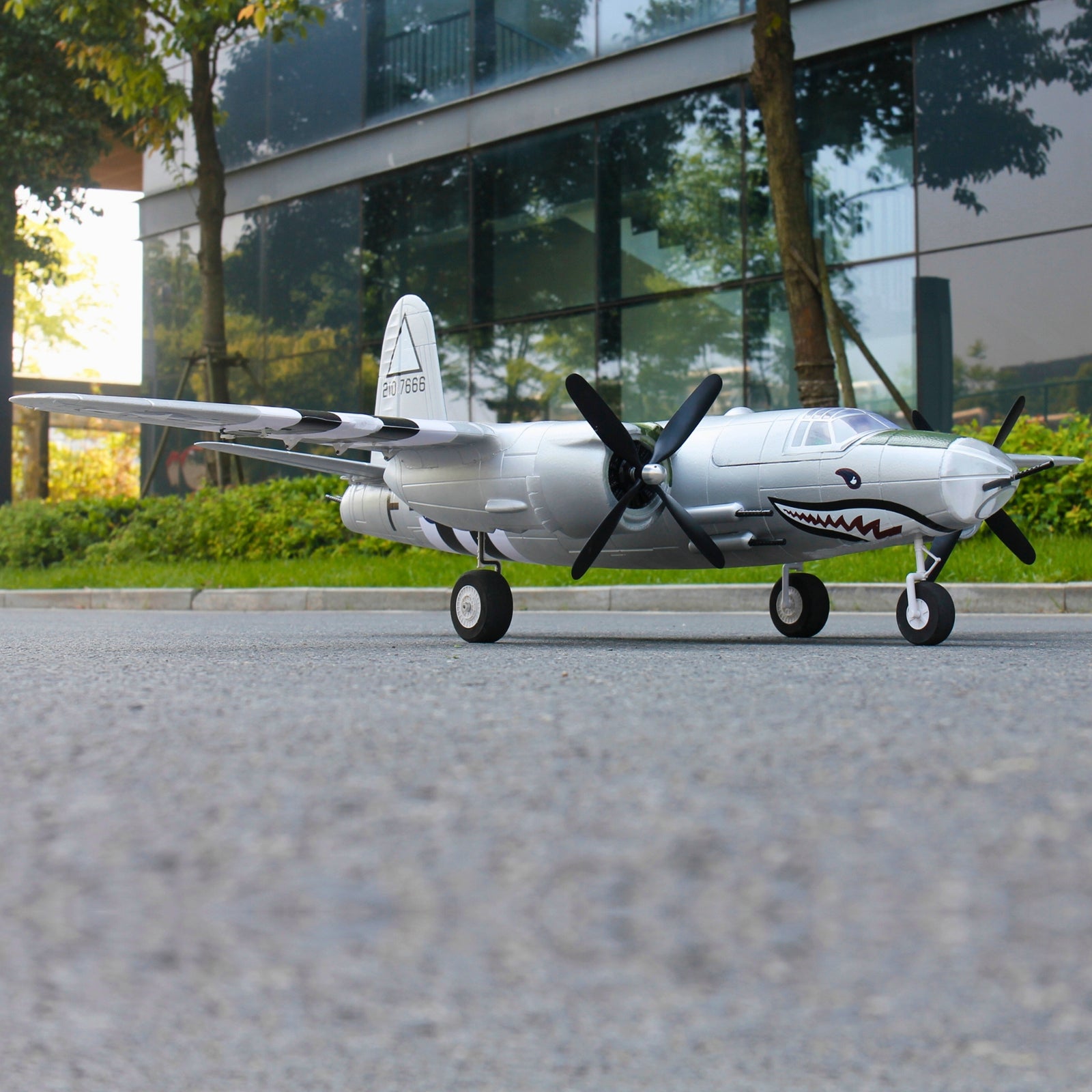 Dynam-B-26-Marauder-4S-Radio-Controlled-Twin-Warbird-Plane-1.5m-Flaps-Silver-DY8972SV-SRTF_17