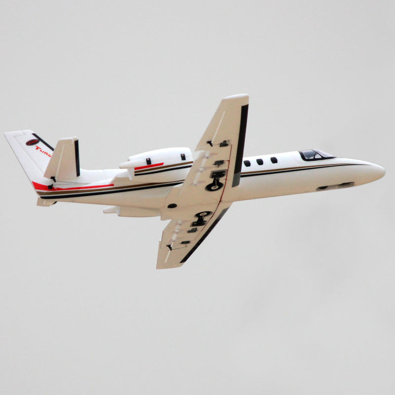 Dynam Cessna 550 Turbo Jet V2 White Twin 64mm EDF Jet RC Plane PNP/BNF/RTF - DY8937WT