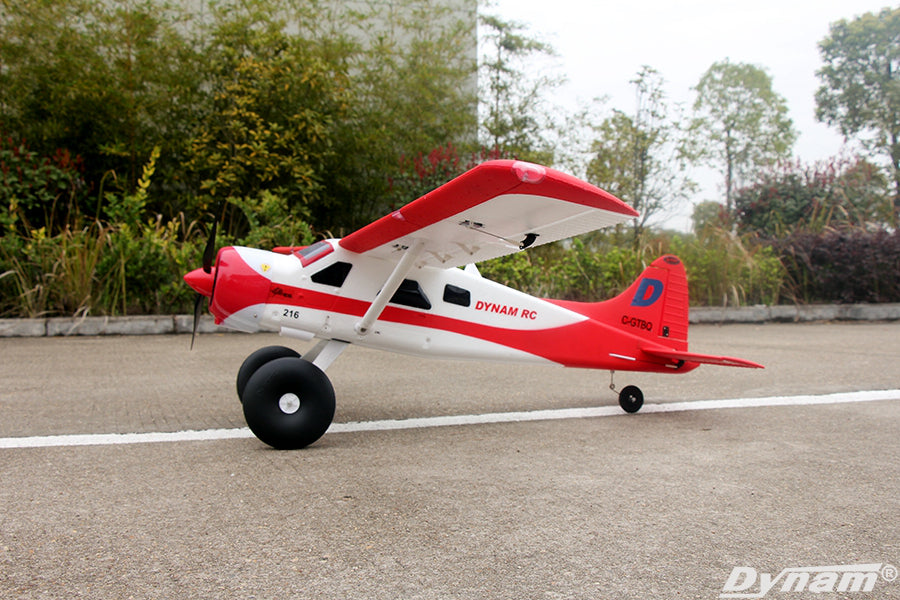 Dynam DHC 2 Beaver V2 Red 4S RC Seaplane 1.5m w Flaps