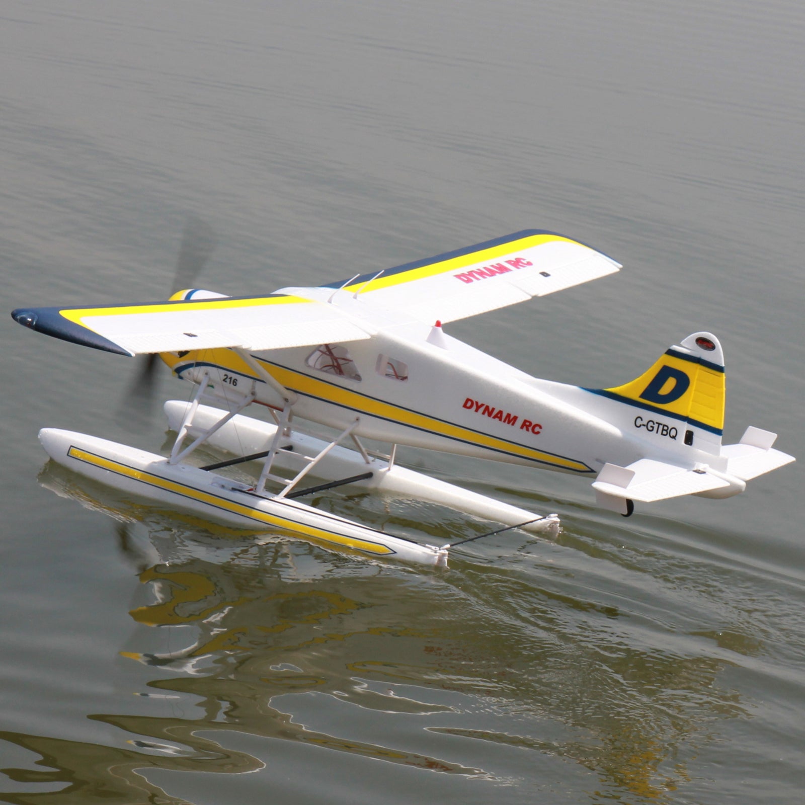 Dynam DHC-2 Beaver V2 Blue 4S RC Seaplane 1.5m w/ Flaps