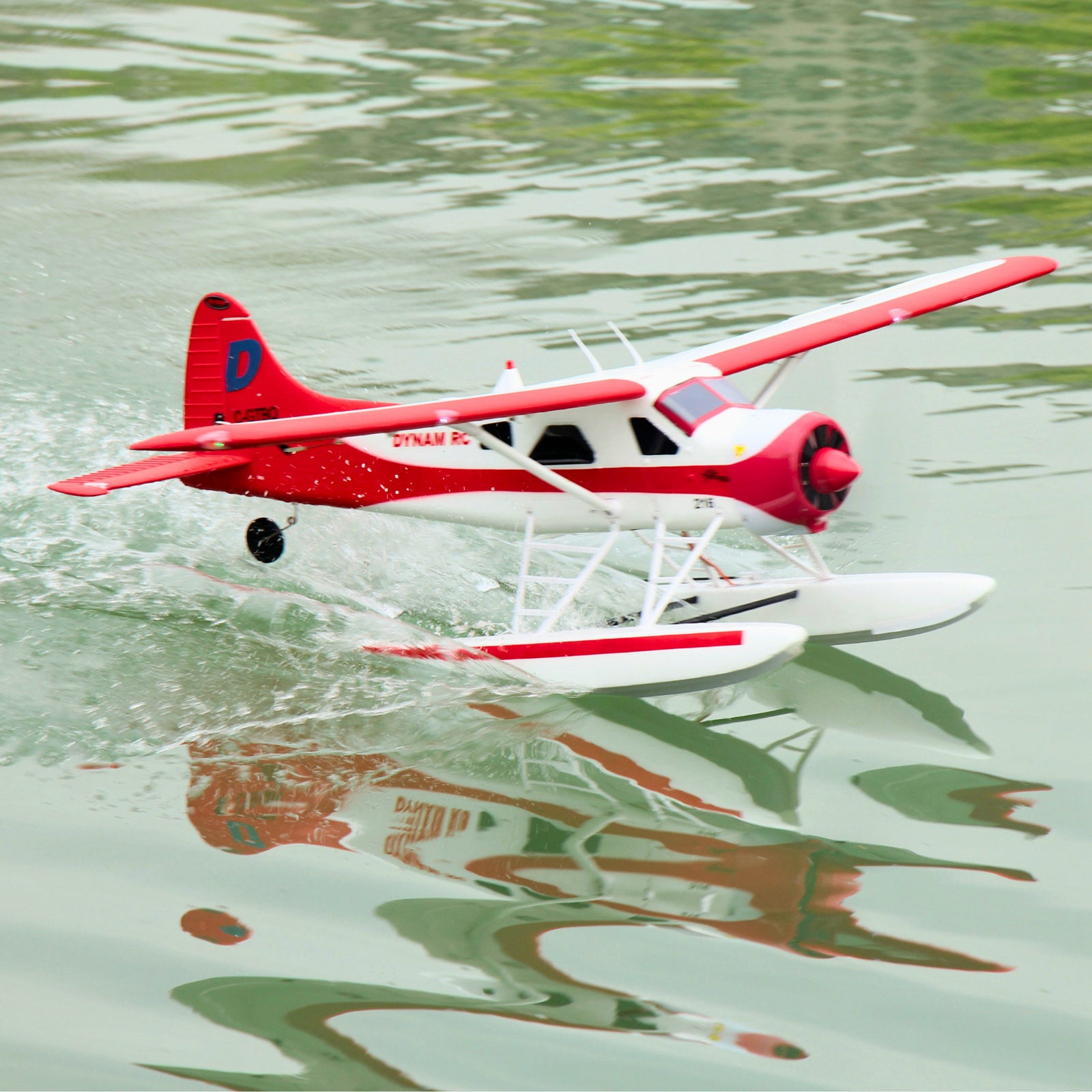 Dynam-DHC-2-Beaver-V2-Red-4S-Sea-Land-RC-Seaplane-1.5m-Flaps-Plus-Floats-Rubber-Wheel-SRTF-DY8961RD_1