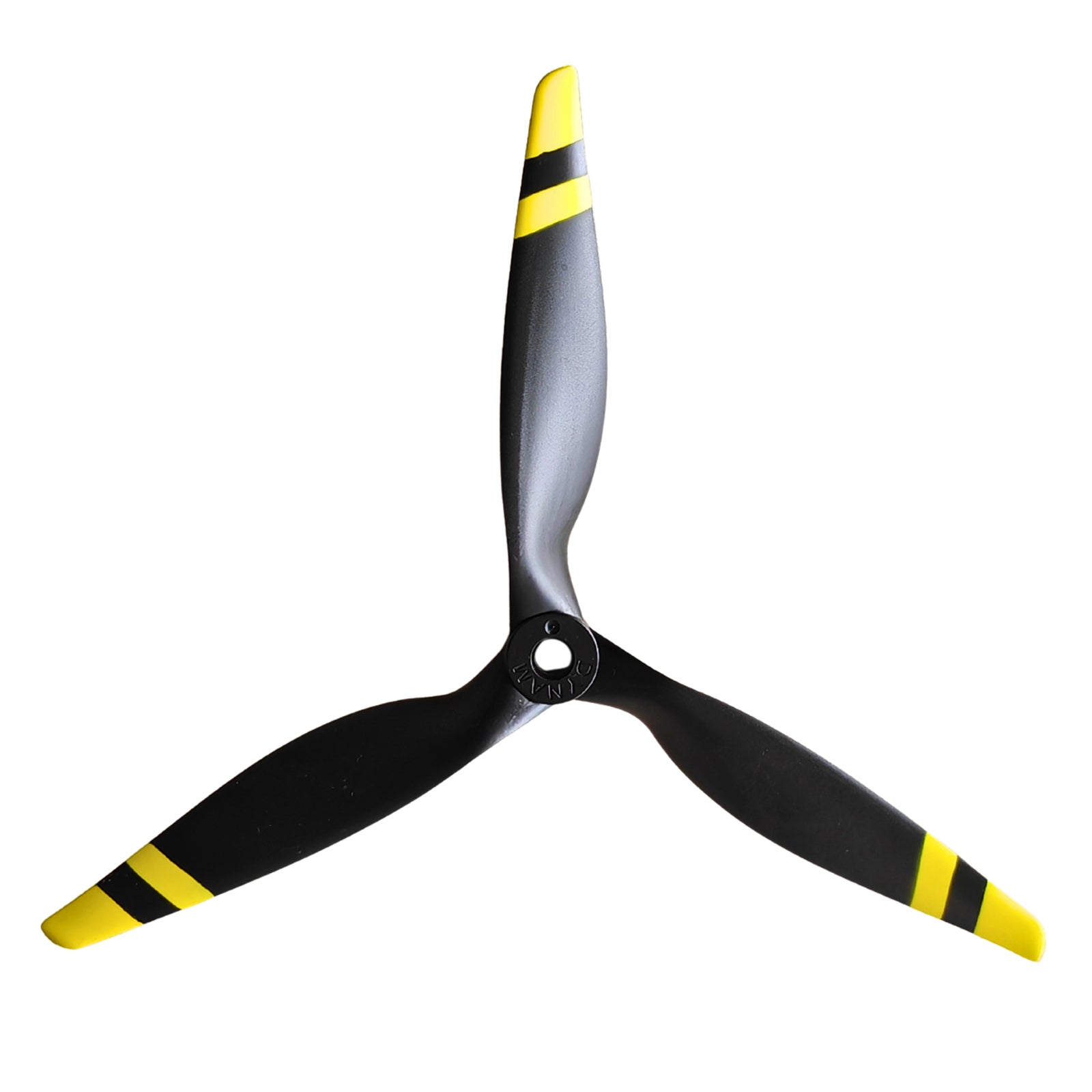 Dynam DYP-1022Y 10x7x3 3-Blade Plane Nylon Propeller w/ Yellow Tips