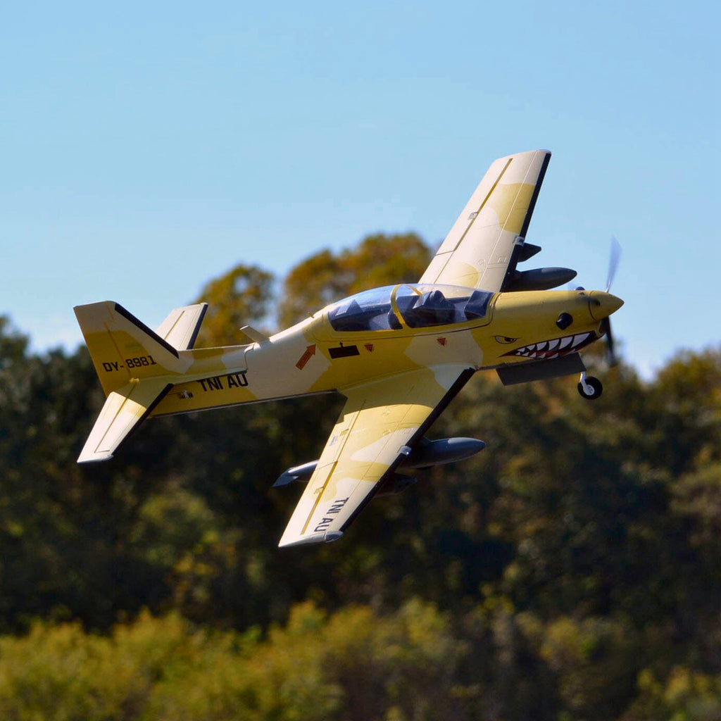 Dynam Rc Planes Dynam EMB-312 Tucano 4S Scale Plane 1.3m w/ Flaps