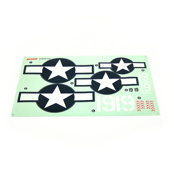 Dynam RC Plane Decals, Graphics & Stickers