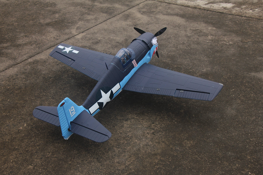 Dynam F6F Hellcat V2 4S RC Warbird Plane 1270mm w/ Flaps