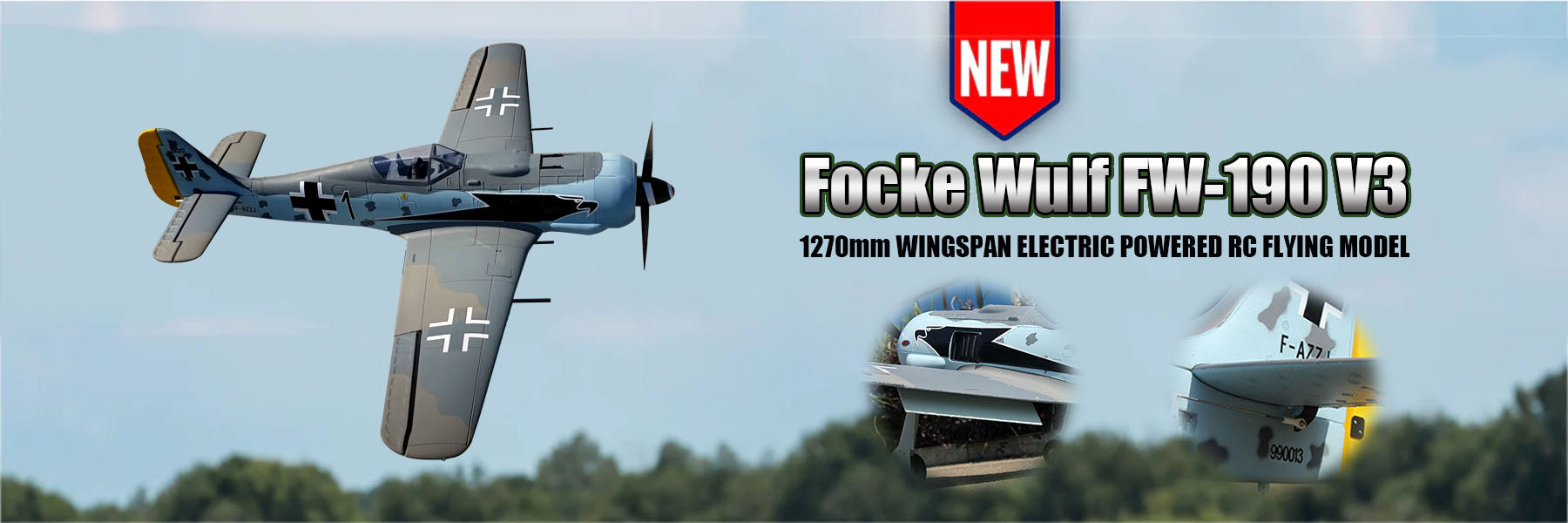 Dynam Focke Wulf FW-190 V3 Banner