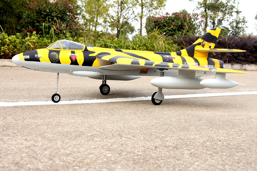 Dynam Hawker Hunter 70mm 12-Blade 6S EDF RC Jet PNP/BNF/RTF - DY8976