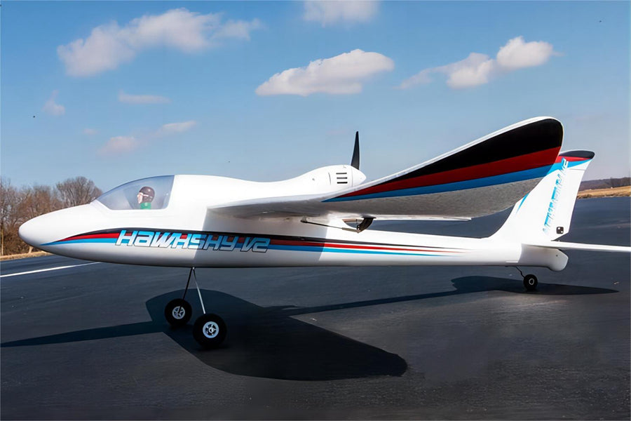 Dynam Hawksky V2 Glider RC Plane 1370mm 53inch Wingspan PNP/BNF/RTF - DY8925