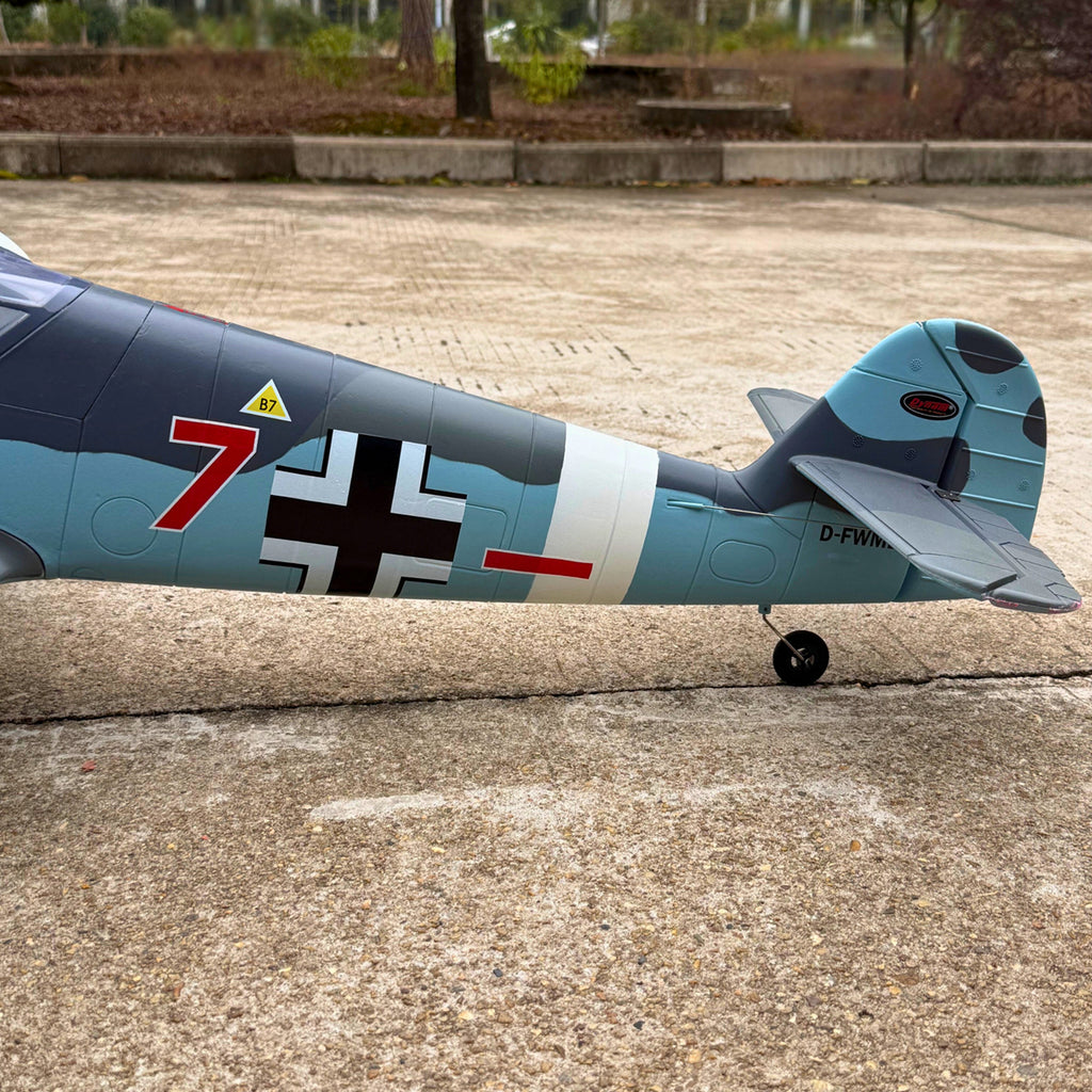 Top RC Hobby Messerschmitt BF-109 RTF RC Plane 450mm Mode 2 - Avion Radiocommandé