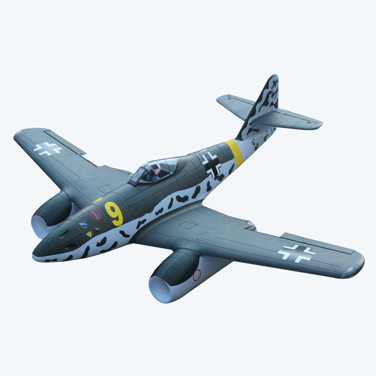 Dynam Messerschmitt Me-262 V2 6S 12-Blade Twin 70mm EDF Jet