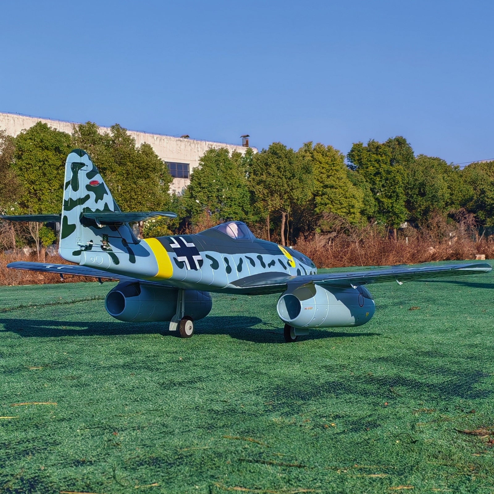 Dynam Me-262 V3 6S 12-Blade Twin 70mm EDF Jet 1.5m w/ Flaps