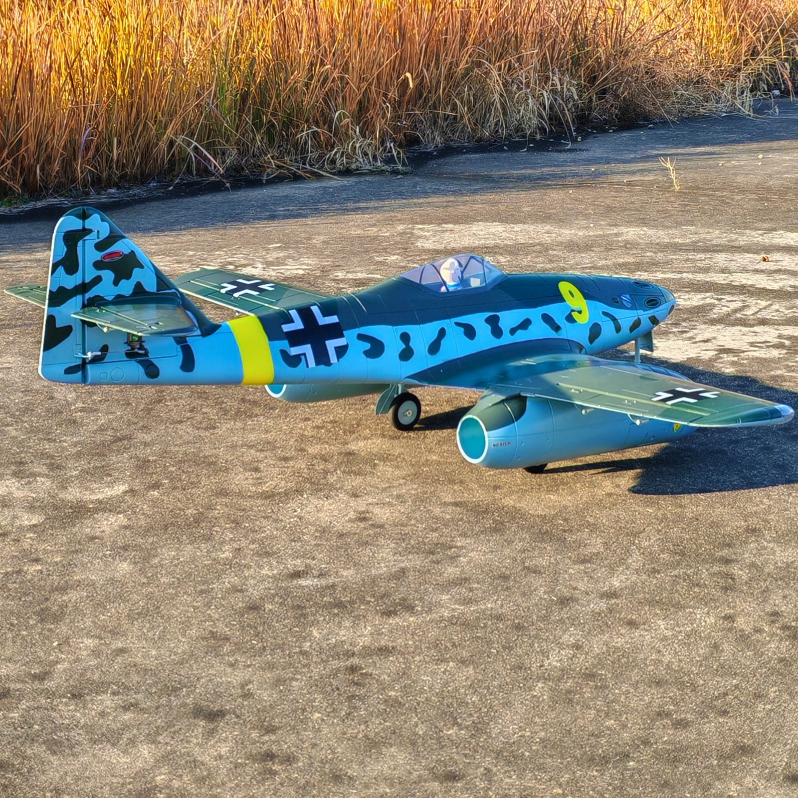Dynam Me-262 V3 6S 12-Blade Twin 70mm EDF Jet 1.5m w/ Flaps