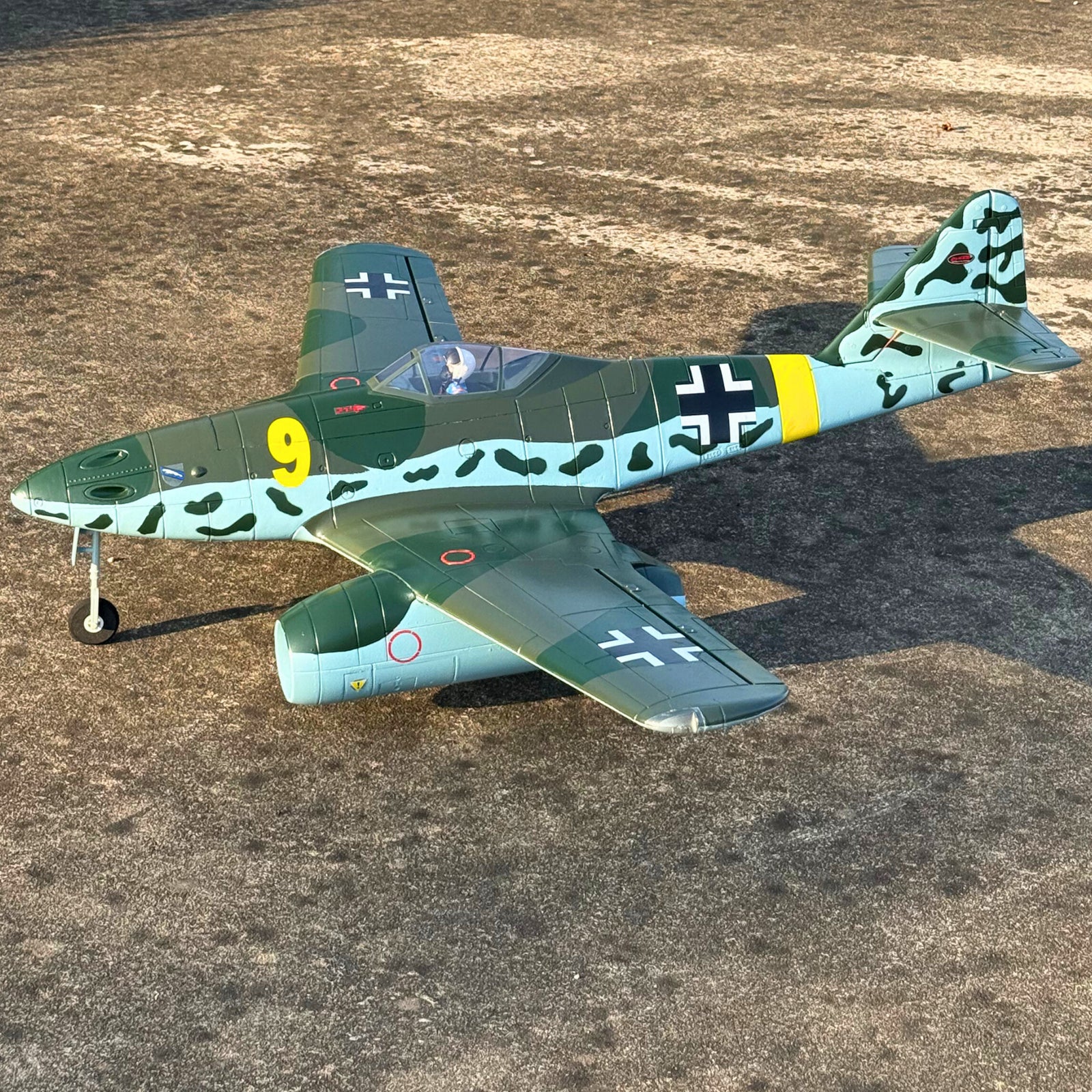 Dynam-Messerschmitt-Me-262-V3-6S-12-Blade-Twin-70mm-EDF-RC-Jet-1.5m-Flaps-SRTF-DY8950V3_19