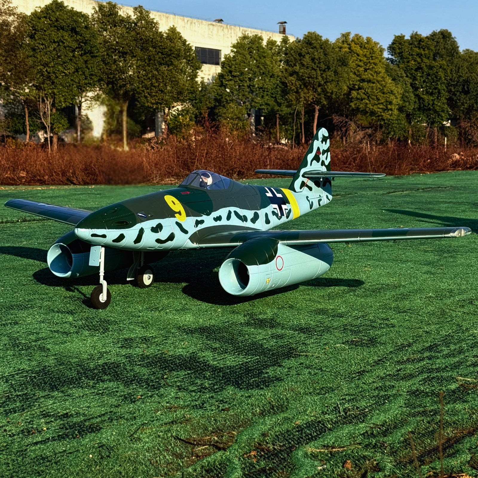 Dynam Me-262 V3 6S 12-Blade Twin 70mm EDF Jet 1.5m w/ Flaps