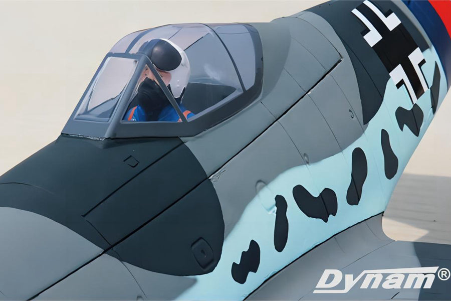 Dynam Messerschmitt Me-262 Yellow 9 V2 Twin 70mm EDF RC Jet PNP/BNF/RTF - DY8950