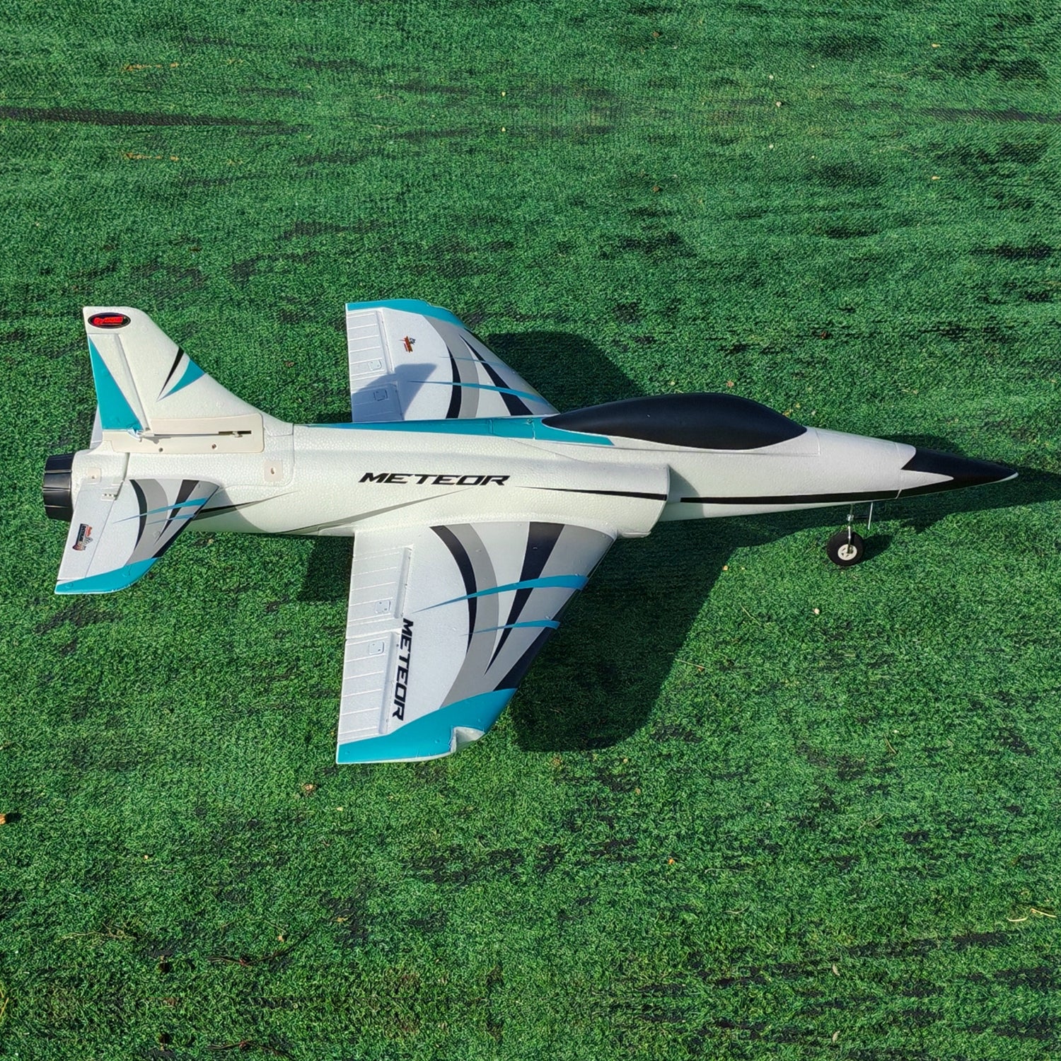 ✨🔄 Verbessert! Jetzt vorbestellen: Dynam Meteor V4 Blau, 12-Blatt, 4S, 70 mm, RC-Einsteiger-EDF-Jet mit Landeklappen