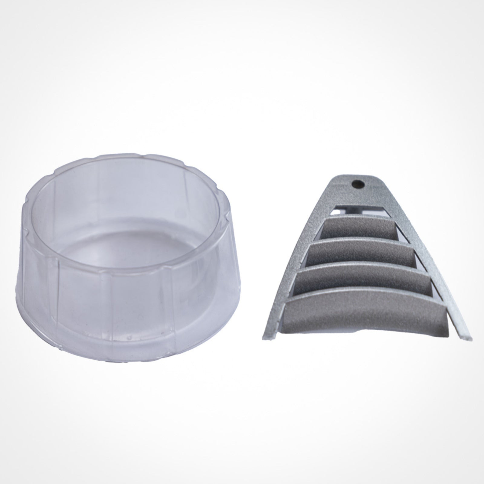 Dynam-Meteor-V4-Blue-Plastic-Exhaust-Cover-Vented-Grille