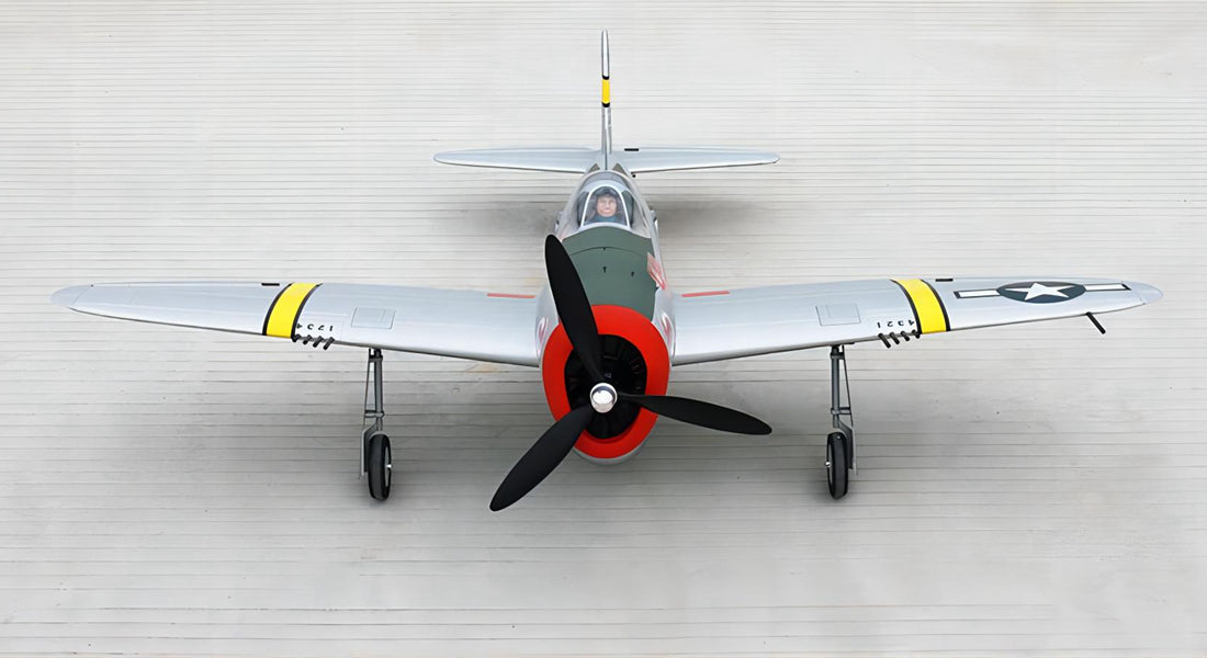 Dynam P47D Thunderbolt V2 RC Warbird Plane 1220mm 48inch Wingspan PNP/BNF/RTF - DY8956