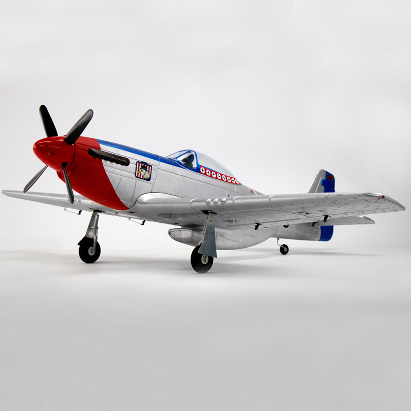 Dynam P-51 Mustang V2 Fred Glover RC Warbird Plane w/ Flaps