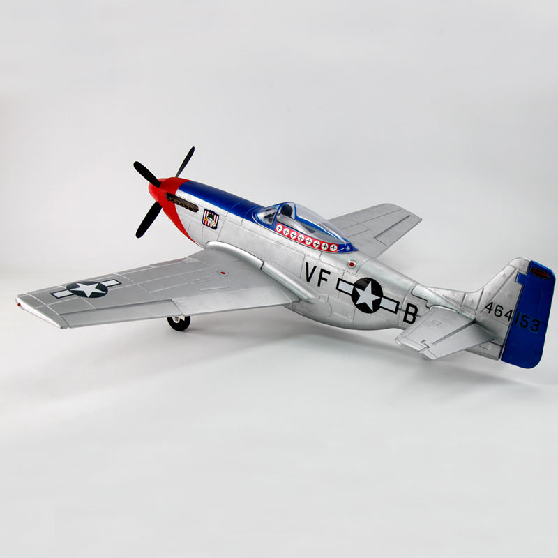Dynam P-51 Mustang V2 Fred Glover RC Warbird Plane w/ Flaps