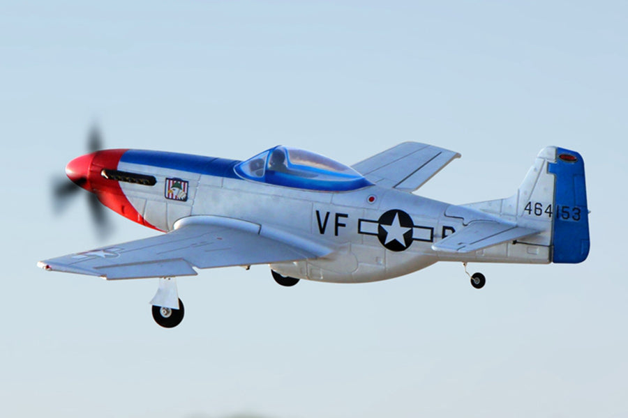 Dynam P51 Mustang V2 Fred Glover RC Warbird Plane 1200mm 47inch Wingspan PNP/BNF/RTF - DY8939FG