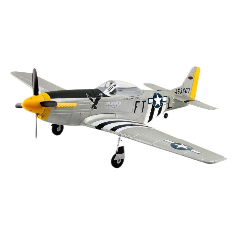 Dynam P-51 Mustang V2 Silver RC Warbird Plane 1200mm 47 Wingspan