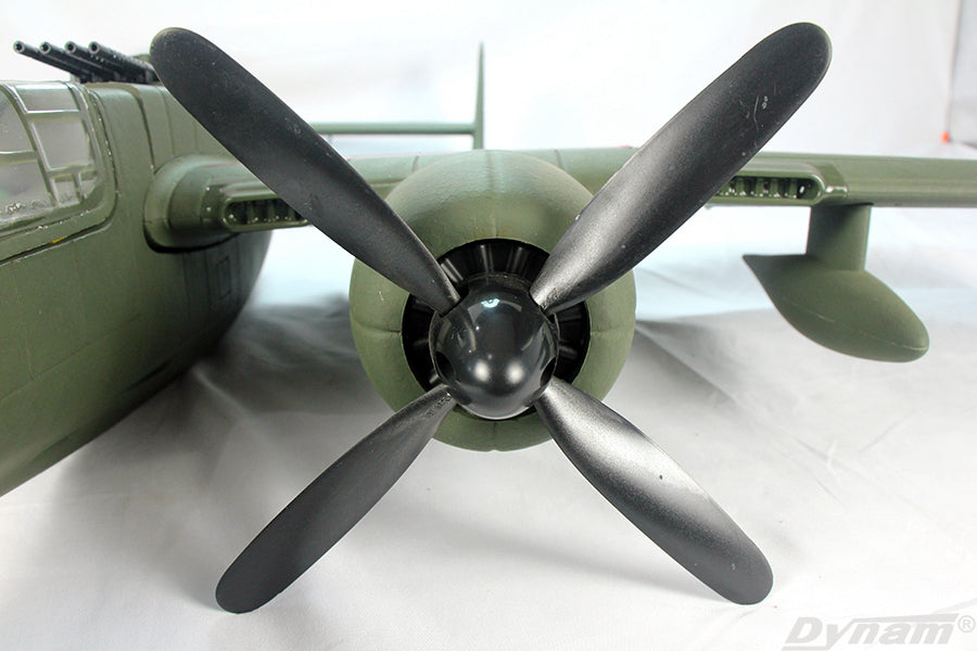 Dynam P-61 Black Widow Green 4S Twin Engine Warbird w/ Flaps