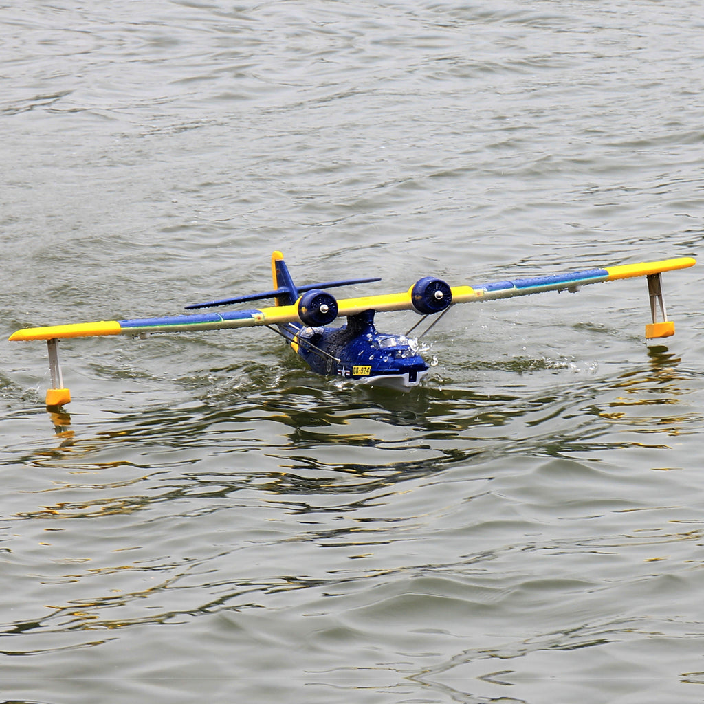 Dynam PBY Catalina V2 Blue Twin Engine RC Seaplane 1.5m