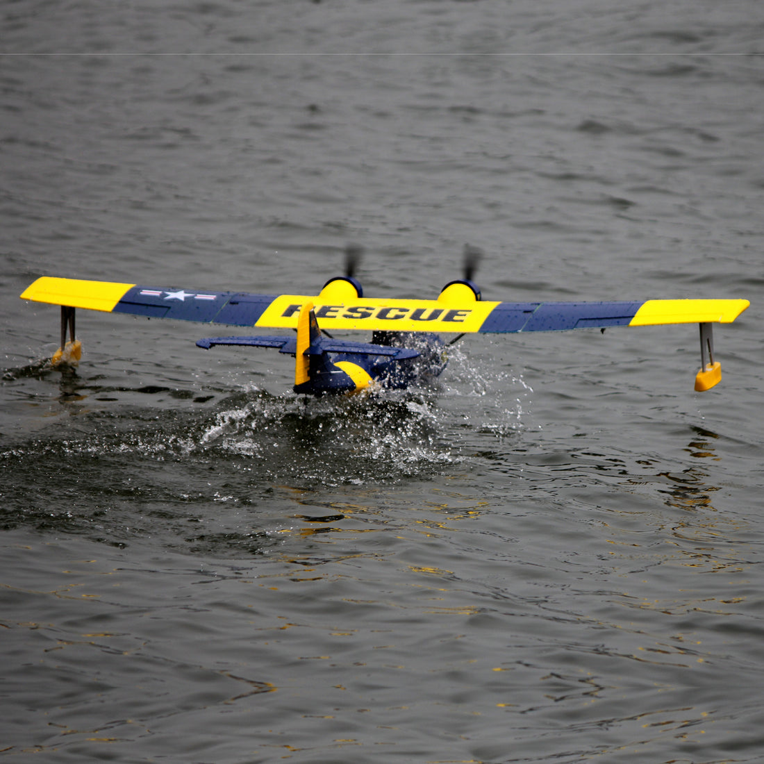 Rc Pby 2 Dynam PBY Catalina V2 Blue Twin Engine RC Seaplane 1.5m