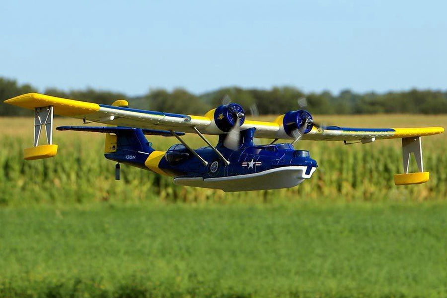 Dynam PBY Catalina V2 Blue Twin Engine RC Seaplane 1.5m