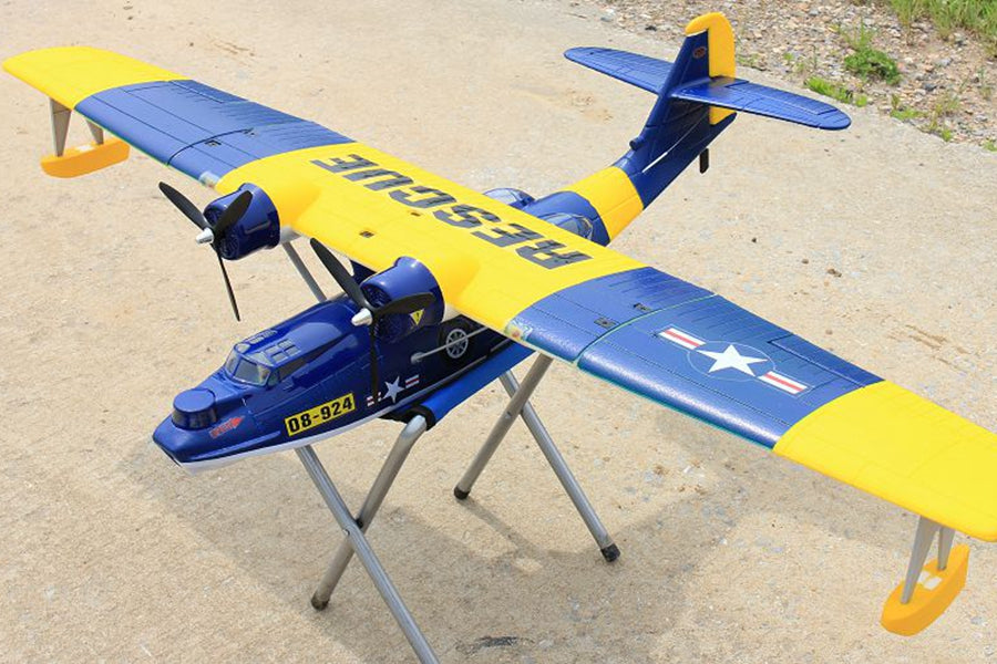 Dynam PBY Catalina V2 Blue Twin Engine RC Seaplane 1.5m