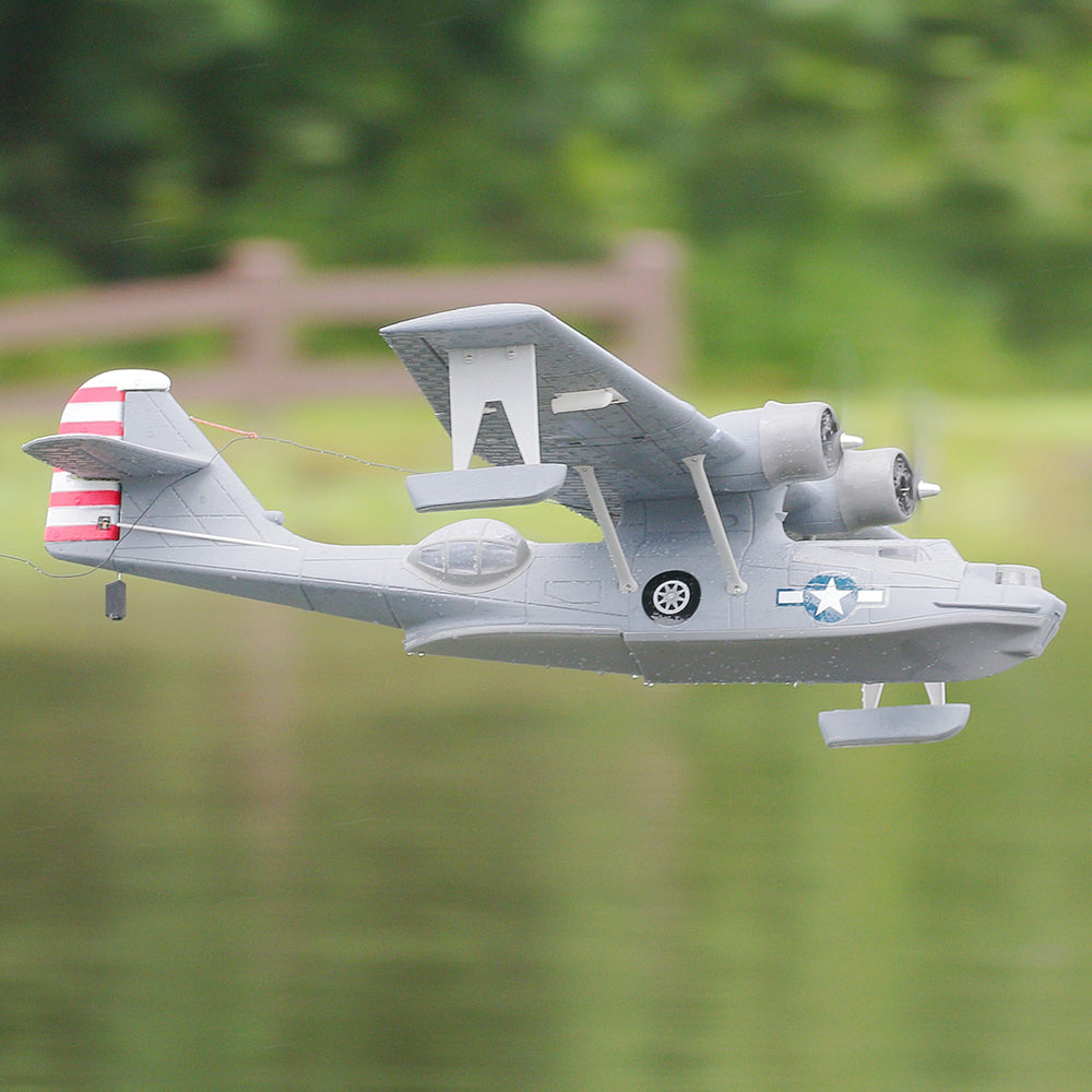 Dynam PBY Catalina V2 Grey Twin Engine Float Plane 1470mm