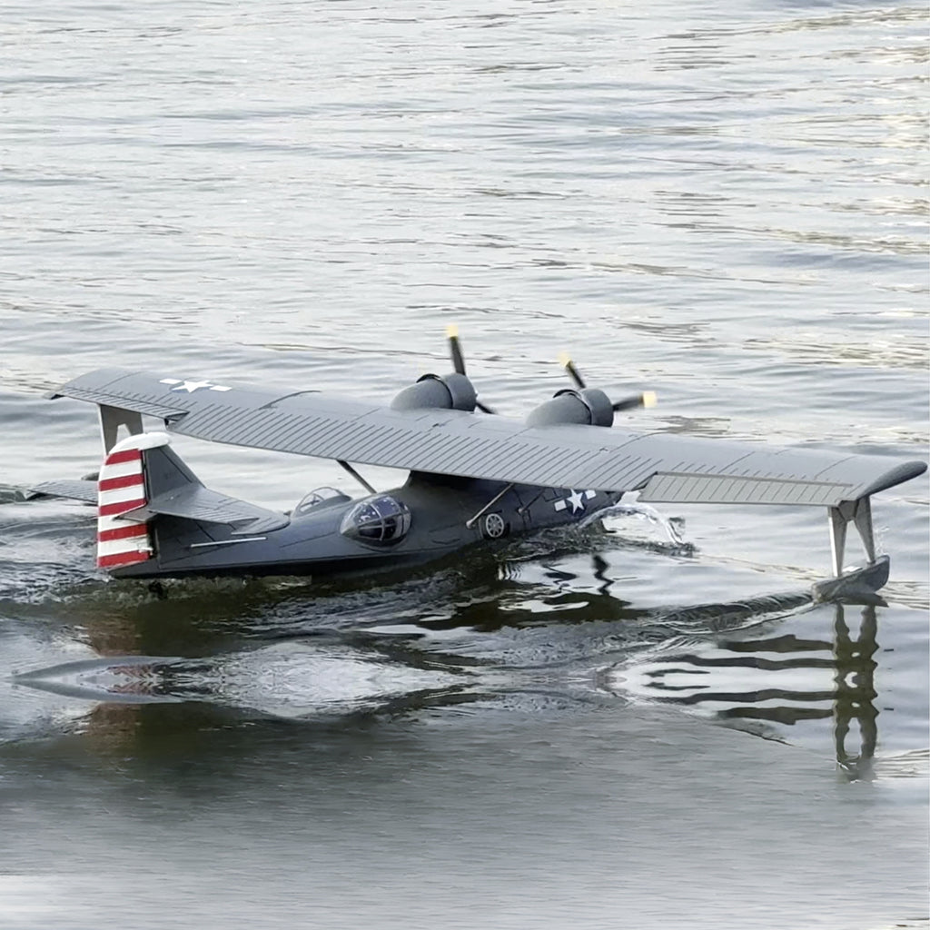 Dynam PBY Catalina V2 Grey Twin Engine Seaplane 1500mm
