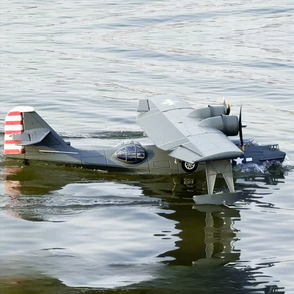 Dynam PBY Catalina V2 Grey Twin Engine Seaplane 1500mm