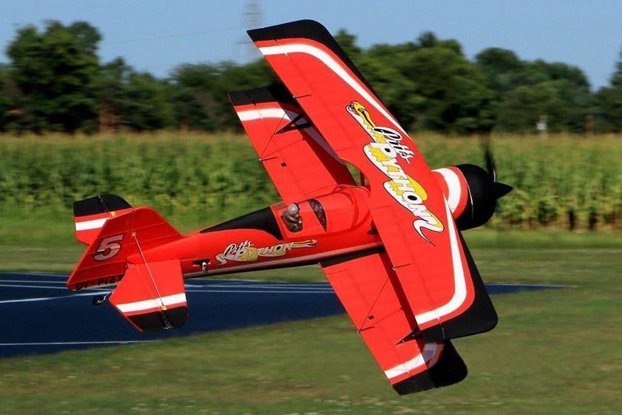 Dynam Pitts Python Red 4S RC 3D Aerobatic Sport Biplane