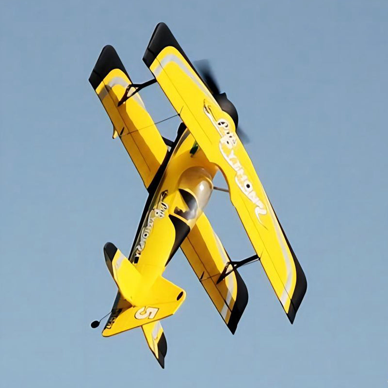 Dynam Pitts Python Yellow 4S RC Aerobatic 3D Sport Biplane