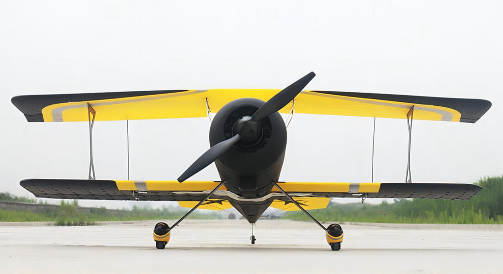 Dynam Pitts Python Model 12 Yellow RC Aerobatic Biplane
