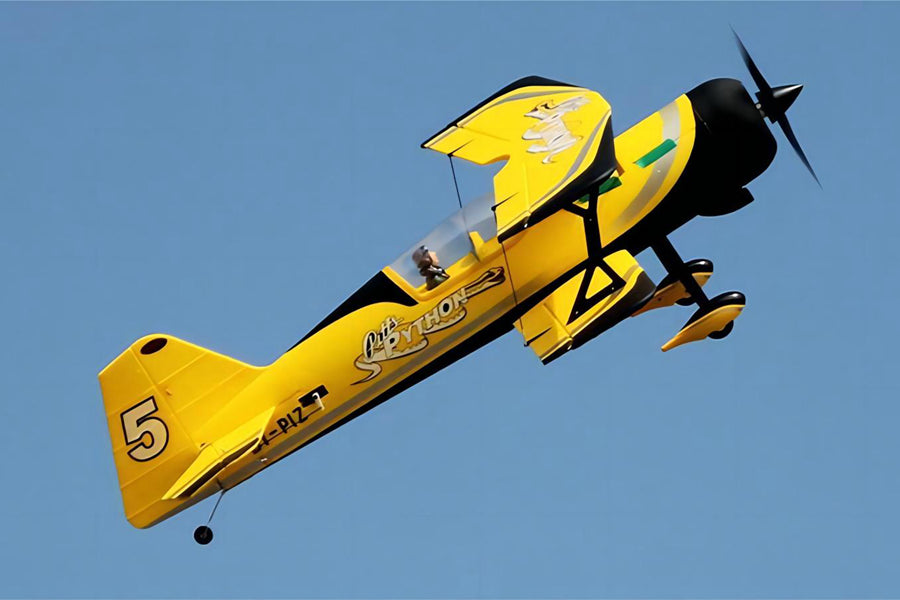 Dynam Pitts Python Yellow 4S RC Aerobatic 3D Sport Biplane
