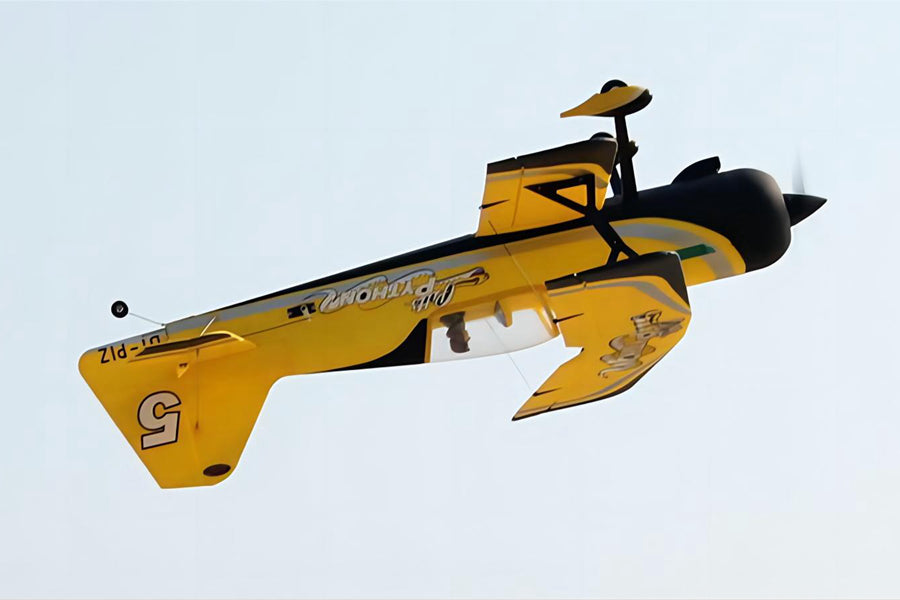 Dynam Pitts Python Yellow 4S RC Aerobatic 3D Sport Biplane