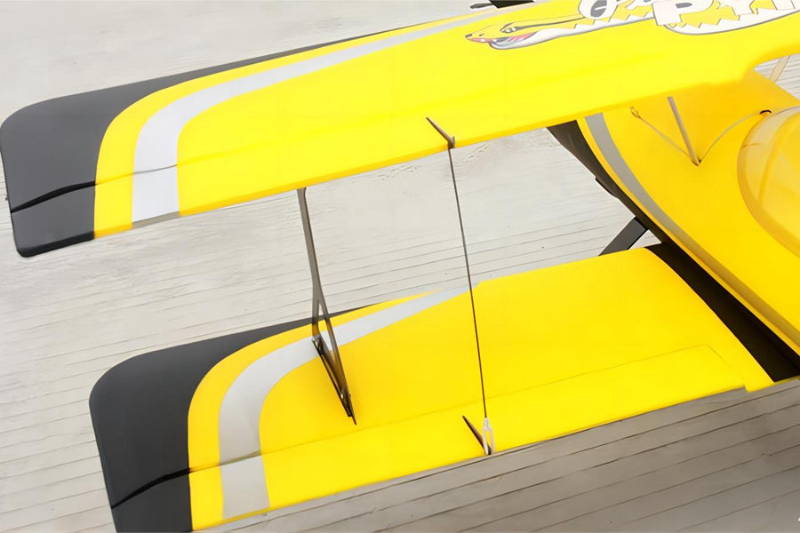 Dynam Pitts Python Yellow 4S RC Aerobatic 3D Sport Biplane