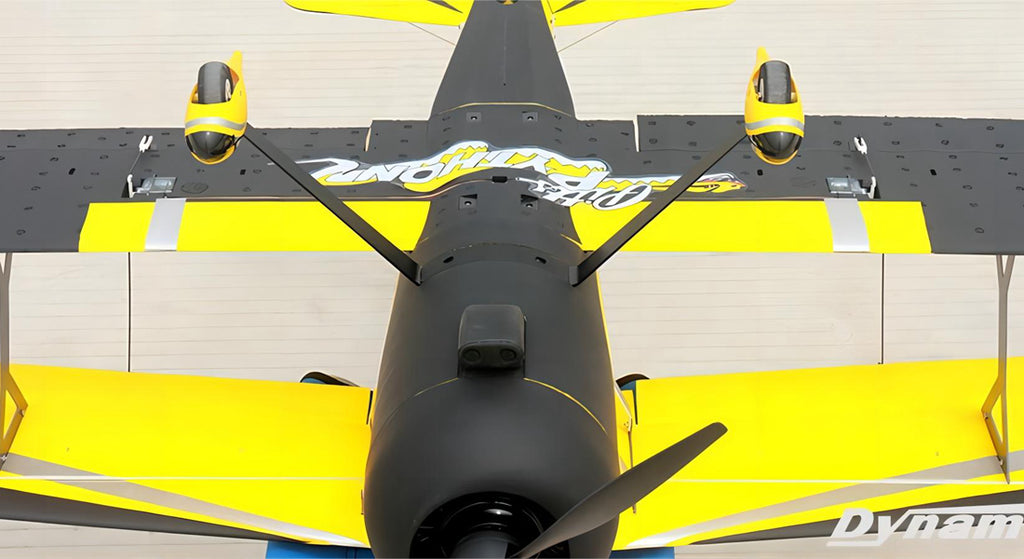 Dynam Pitts Python Yellow 4S RC Aerobatic 3D Sport Biplane