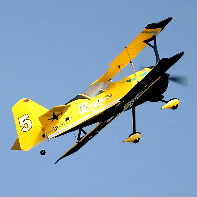 Dynam Pitts Python Yellow 4S RC Aerobatic 3D Sport Biplane