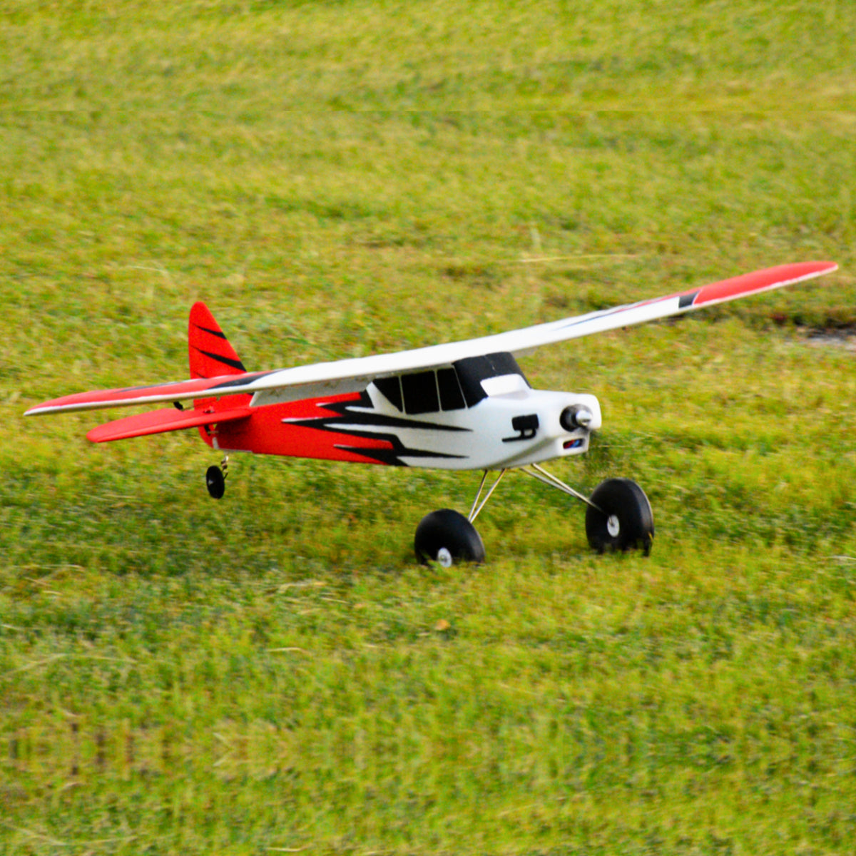 Dynam Primo RC Beginner Trainer Red STOL Bigfoot 4S w/ Flaps