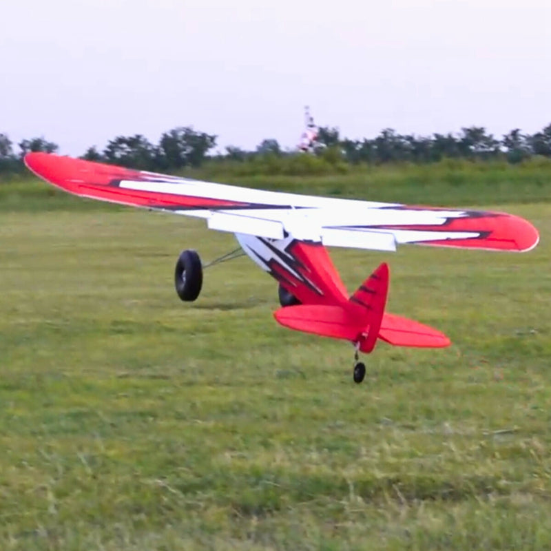 Dynam Primo RC Beginner Trainer Red STOL Bigfoot 4S w/ Flaps